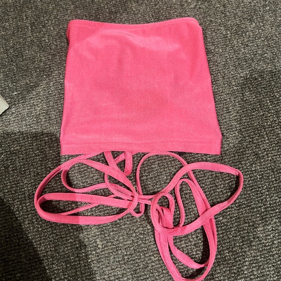 pink tube top - Picture 2 of 2